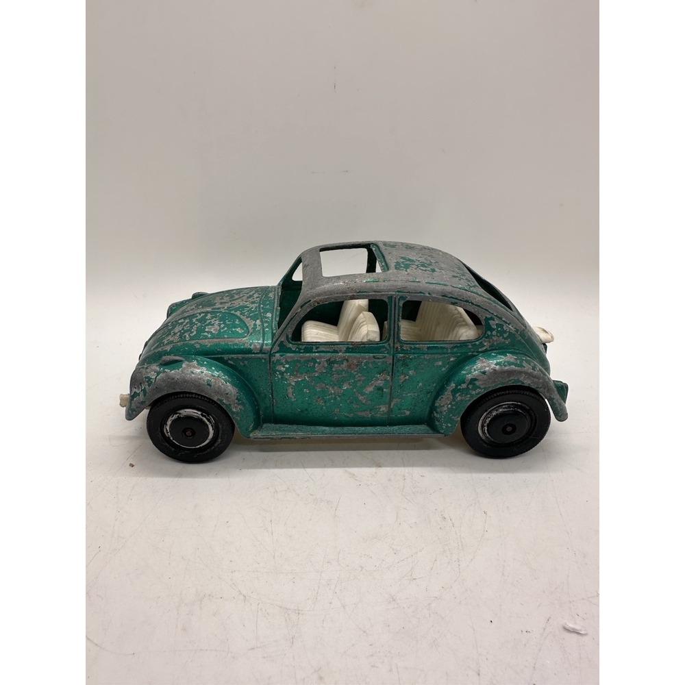 Vintage Hubley Green‎ VW Beetle Diecast/Metal/Plastic Car